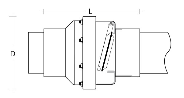 pvc flap valve dimensions
